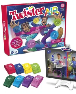 Hračky rodinné spoločenské hry HASBRO - Twister air cz sk verzia