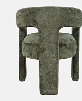 Stoličky Jedálenské kreslo LEITH Krémová