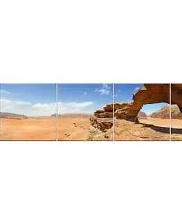Dekoračné panely Sklenený panel 60/240 Desert-1 4-Elem