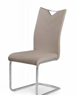 Jedálenské stoličky a kreslá Jedálenská stolička K224 Halmar Cappuccino