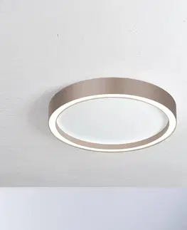 Stropné svietidlá BOPP Stropné svietidlo Bopp Aura LED Ø 55 cm biela/taupe