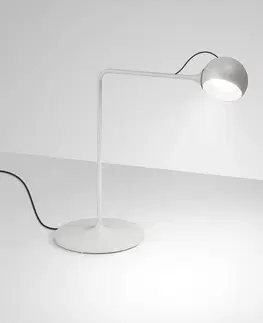 Stolové lampy Artemide Artemide Ixa stolová LED lampa, bielo-sivá