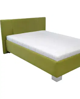 Čalúnené postele Čalúnená Posteľ Stilo 140x200, Úlož. Priestor,zelená