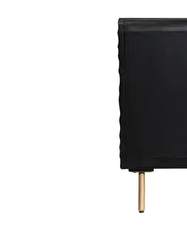 Komody LuxD Dizajnová komoda Gavrilla 160 cm čierne mango