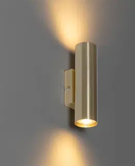 Nastenne lampy Moderné nástenné svietidlo mosadzné 2-svetlo - Jeana