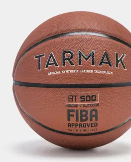 basketbal Detská basketbalová lopta BT500 Touch veľkosť 5 oranžová