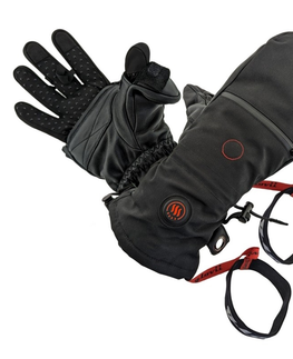 Zimné rukavice Vyhrievané palčiaky 2v1 Glovii GS21 čierna - S