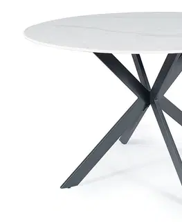 Jedálenské stoly TOSCA jedálenský stôl, biela / čierna 