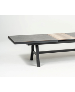 Stoly Denver jedálenský stôl antracitový 240-300 cm