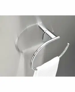 Kúpeľňový nábytok METAFORM ZE006 Zero držiak uterákov otvorený, strieborná