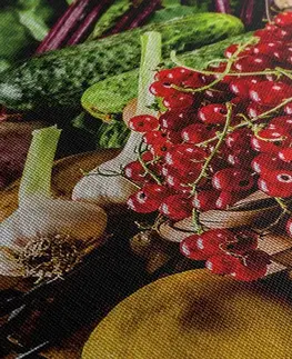 Obrazy jedlá a nápoje Obraz čerstvé ovocie a zelenina