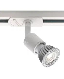 Svietidlá pre 1fázové koľajnicové svetelné systémy Nordlux Bodová objímka pre Link koľajnicový systém, biela