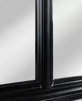 Zrkadlá LuxD Dizajnové nástenné zrkadlo Window II  čierne  x  28570