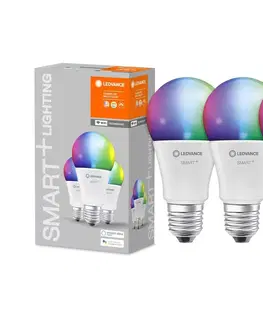 LED osvetlenie Ledvance SADA 3x LED RGBW Stmievateľná žiarovka SMART+ E27/14W/230V 2700K-6500K - Ledvance 