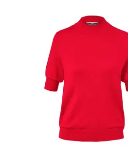Shirts & Tops Tričko z jemnej pleteniny so stojačikom, červené