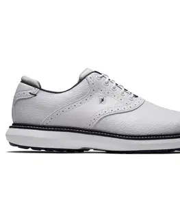 golf Pánska golfová obuv Footjoy Tradition biela