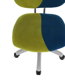 Kancelárske kreslá Rastúca otočná stolička, zelená/modrá/sivá, RAIDON