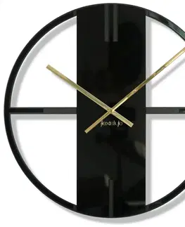 Hodiny Nástenné hodiny Unique 50cm, Flexistyle z21f čierna