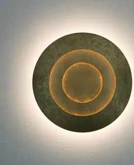 Nástenné svietidlá Holländer Nástenné LED svetlo Masaccio Rotondo, zlatá