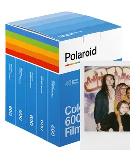 Digitálne fotoaparáty Polaroid farebný film pre Polaroid 600, 5-balenie 6013