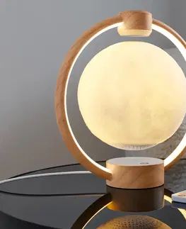 Lamps Levitujúci LED reproduktor Mesiac s technológiou Bluetooth®