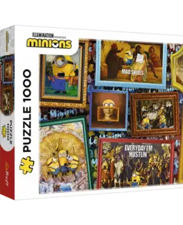 Hračky puzzle TREFL -  Puzzle 1000 - Galéria Mimoňov / Universal Minions Franchaise