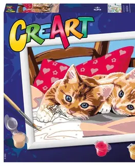 Kreatívne a výtvarné hračky RAVENSBURGER - CreArt Dve maznavé mačiatka