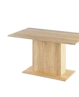Jedálenské stoly Jedálenský stôl, dub sonoma, 138x79 cm, OLYMPA
