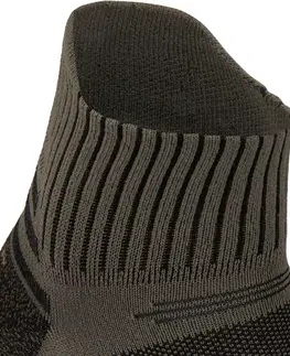 ponožky Ponožky WS 900 na športovú chôdzu nízke kaki