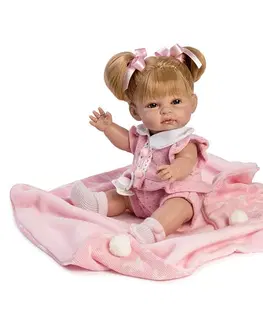 Hračky bábiky BERBESA - Luxusná detská bábika-bábätko Berbesa Kamila 34cm