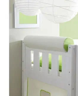 Príslušenstvo k detským posteliam Detský vankúš v tvare valca Žltý/zelený