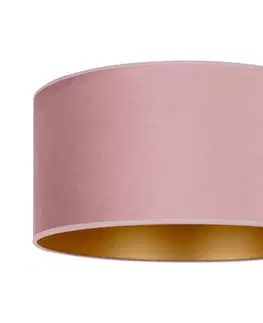 Svietidlá   - Stropné svietidlo ROLLER 3xE27/15W/230V pr. 60 cm ružová/zlatá 