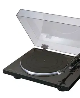 CD prehrávače Denon DP-300F gramofón, čierna
