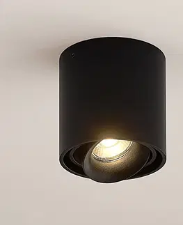 Bodové svetlá Arcchio Arcchio Walza bodová lampa, GU10, čierna