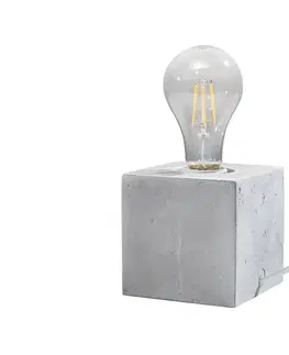 Lampy  Stolná lampa ABEL 1xE27/60W/230V betón 