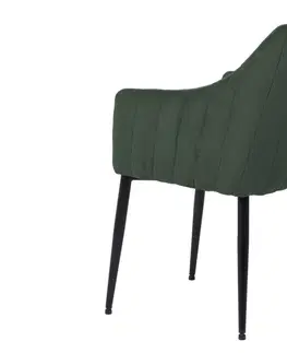 Stoličky Jedálenské kreslo MONTE Signal Zelená