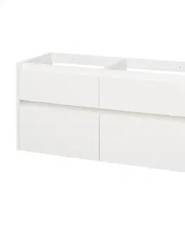 Kúpeľňový nábytok MEREO - Opto, kúpeľňová skrinka 121 cm, biela CN913S