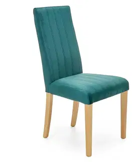 Čalúnené stoličky Stolička Diego 3 drevo/velvet dub/monolith 37 47x59x99