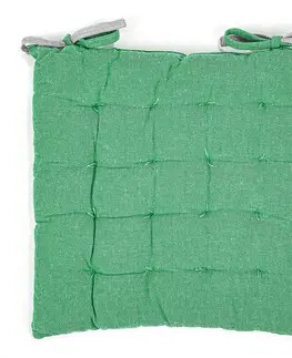 Záhradné slnečníky a doplnky Trade Concept Sedák prošívaný Heda zelená / sivá, 40 x 40 cm