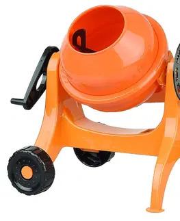 Hračky - dopravné stroje a traktory LENA - Miešačka Oranžová