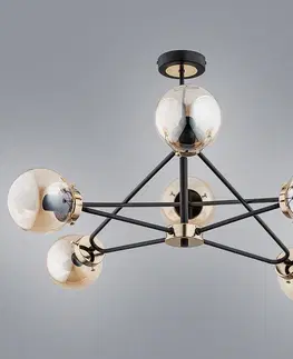 Moderné lampy do obývačky Luster Sagito Mosadz 25626 LW6