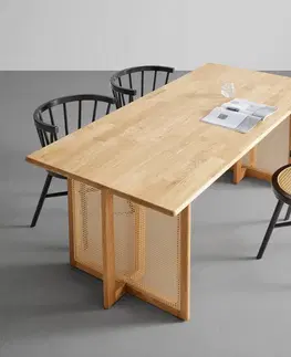 Stoly do jedálne Stôl z masívu jaseňa Novara 180x90 Cm
