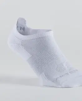 bedminton Športové ponožky RS 160 nízke biele 3 páry