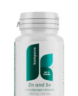 Antioxidanty Zinc and Selenium + Cordyceps sinensis - Kompava 60 kaps.