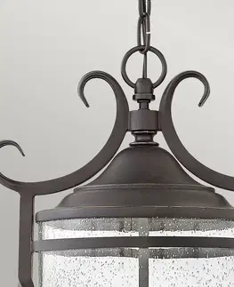 Vonkajšie závesné svietidlá HINKLEY Vonkajšie závesné svietidlo Casa v tvare lucerny