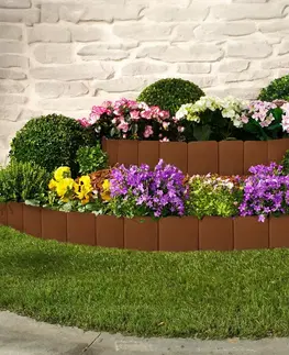 Kvetináče, hrantíky a dekorácie Záhradná palisáda, hladká