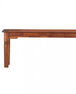 Lavice a stoličky Lavica akáciové drevo Dekorhome 160 cm
