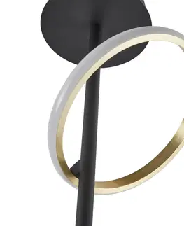 Stropné svietidlá Lucande Stropné svietidlo Lucande Madu LED, prvky v tvare kruhu, 4 000 K
