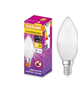 LED osvetlenie Osram LED Antibakteriálna žiarovka B40 E14/4,9W/230V 2700K - Osram 