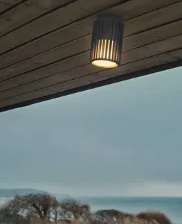 Vonkajšie stropné svietidlá Nordlux Vonkajšie stropné svietidlo Aludra, Seaside antracit